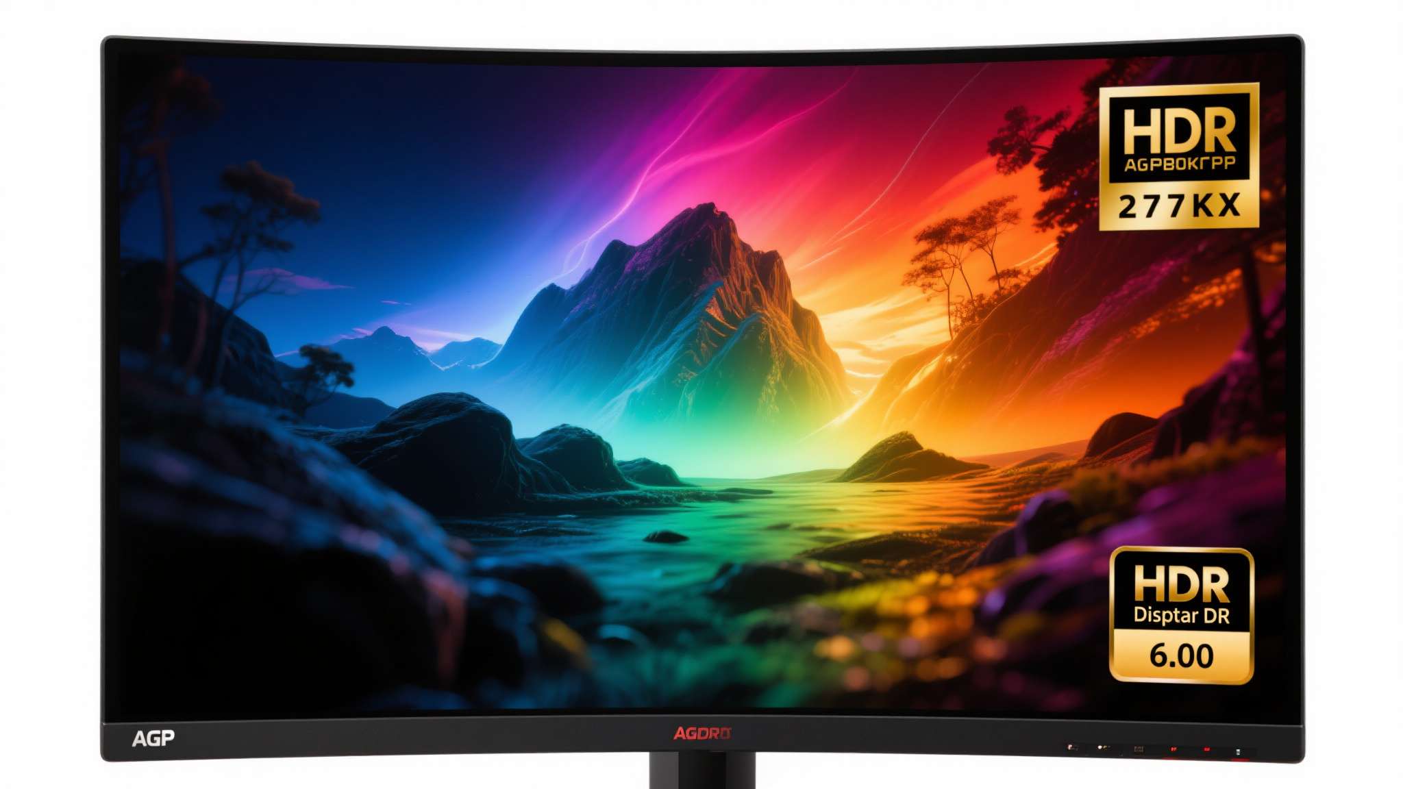 此外，AGP277KX 支持 HDR DisplayHDR 600认证，峰值亮度